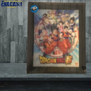 Cadre Dragon Ball  Effet Animé 3D - Power Level