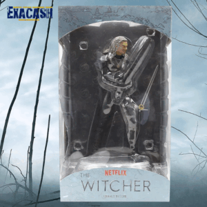 Figurine Deluxe Geralt de 23 cm, saison 2, Netflix The Witcher PVC