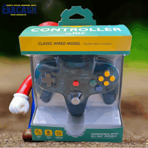 Manette Tomee Nintendo 64  - Turquoise Translucide