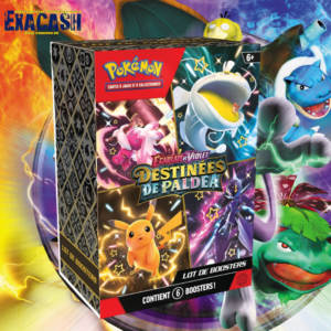 Lot de 6 boosters Pokémon Destinées de Paldea (EV4.5)
