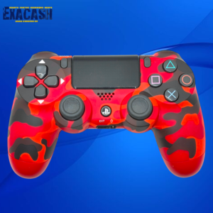 Manette PlayStation 4 V2 Original Militaire Rouge Original