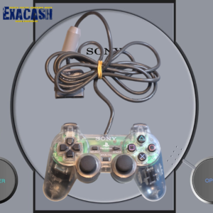 Manette PlayStation 1 Dual Shock Transparente