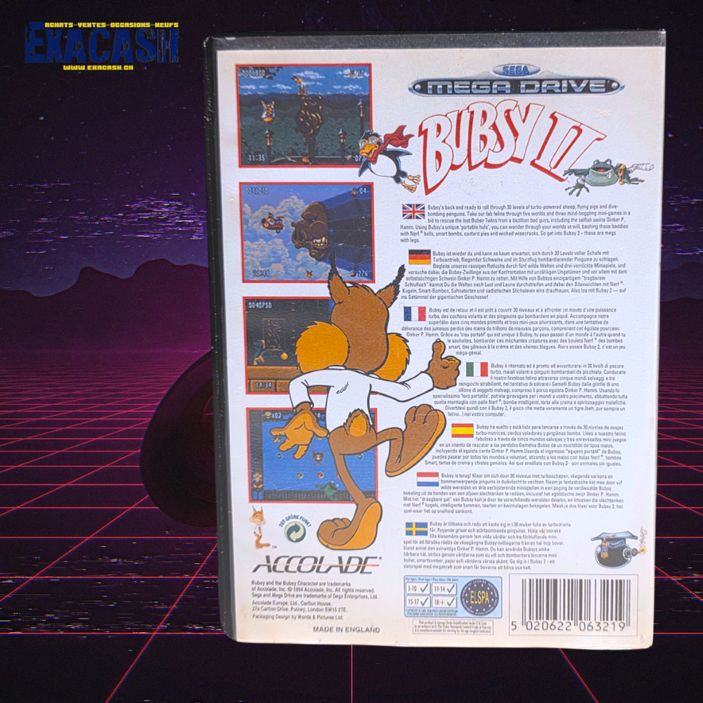 Bubsy II (En Boîte Complet) – Image 2