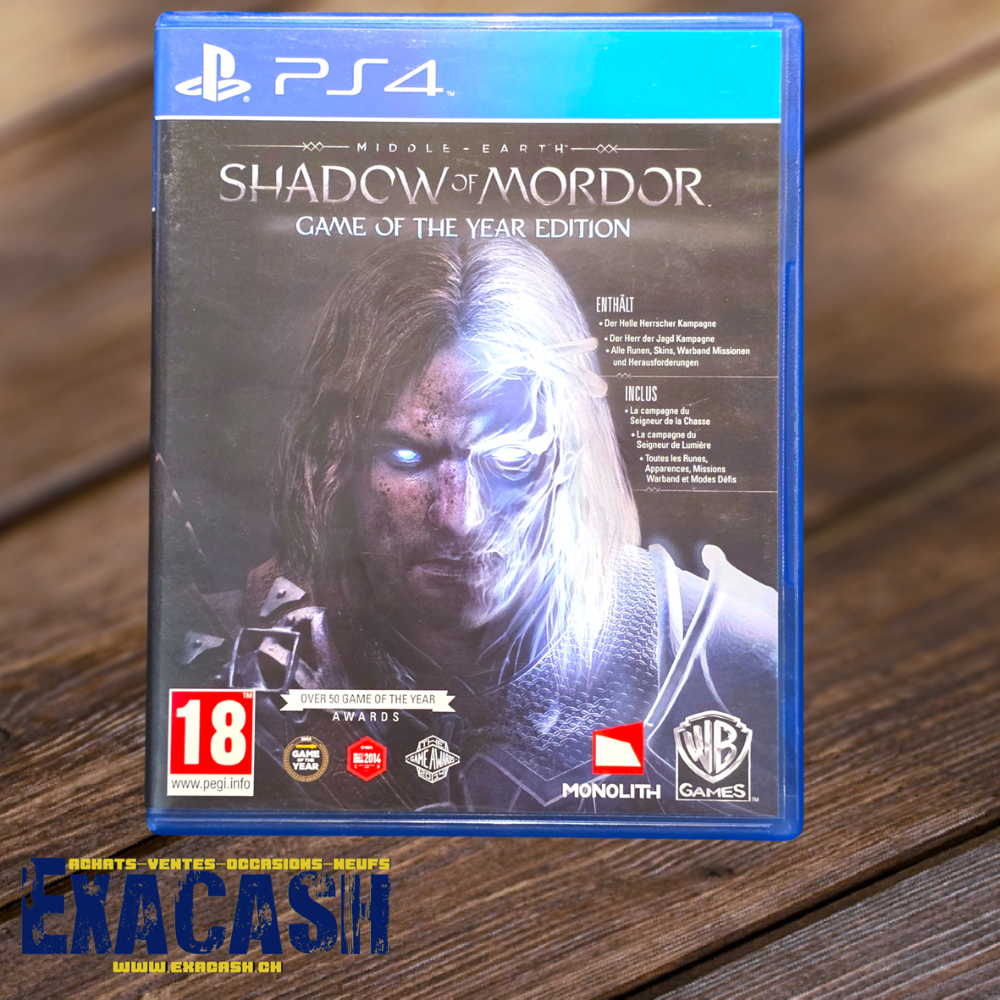 La Terre du Milieu : L'Ombre du Mordor Édition Jeu De L'Année