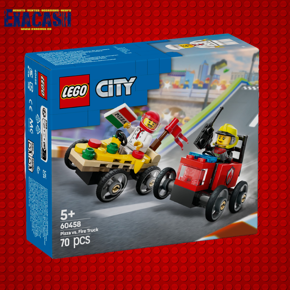 Lego 60458 Pizza vs. Fire truc (Neuf)