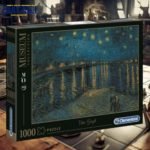 Puzzle 1000 pièces Clementoni Nuit étoilée sur le Rhône (Neuf)