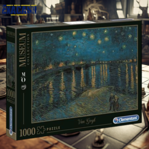 Puzzle 1000 pièces Clementoni Nuit étoilée sur le Rhône (Neuf)