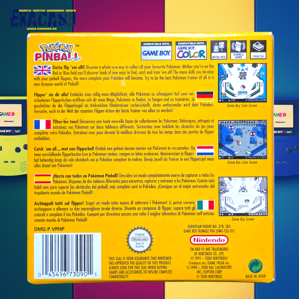 Pokémon Pinball (En Boîte Complet) – Image 2